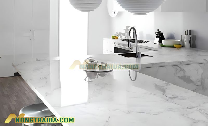 Mẫu đá Solid Surface vân mây