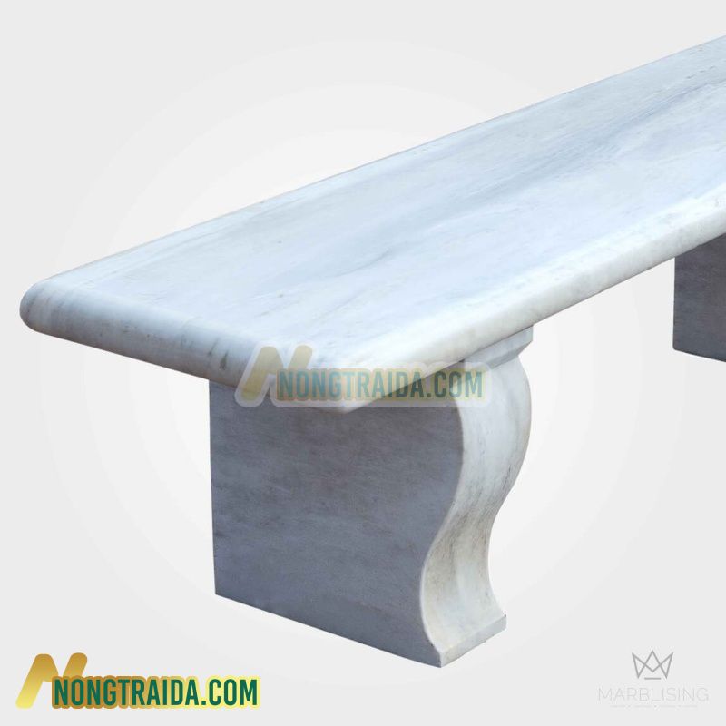 Ghế đá marble đơn giản