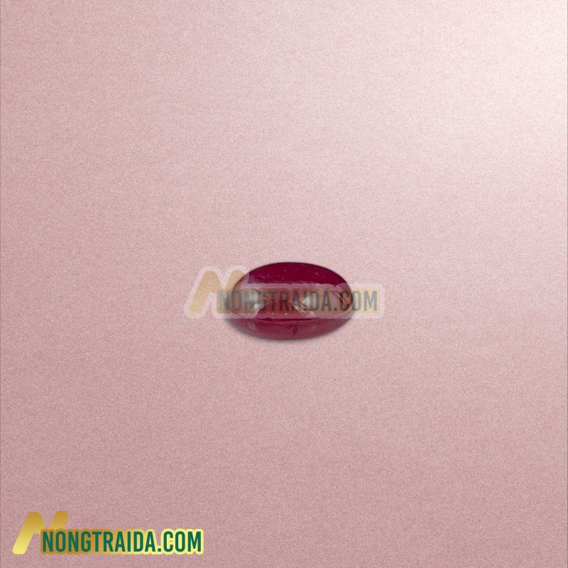 Ruby đỏ đậm Oval 26x17mm