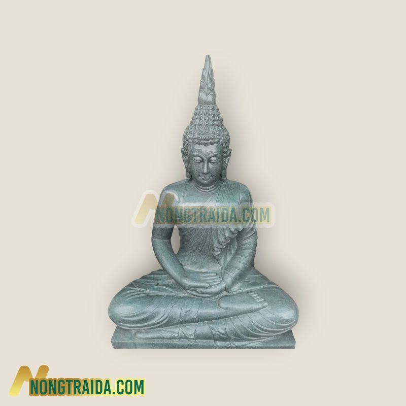 Tượng Phật bằng đá xanh Ấn Độ, chiều cao 35 inch, cao 147cm, tượng thái Bát Nhã