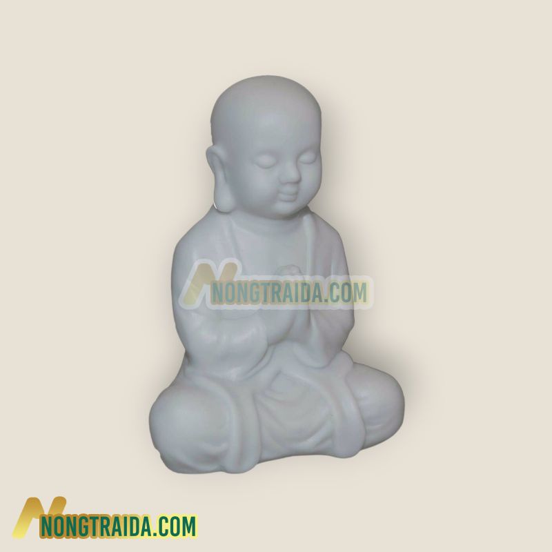Tượng Phật Em bé Cầu nguyện bằng đá cẩm thạch