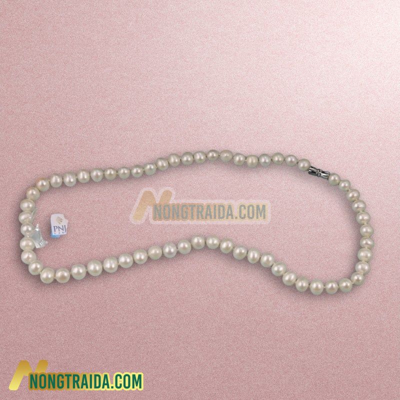 Vòng cổ Ngọc Trai trắng nước ngọt 7mm