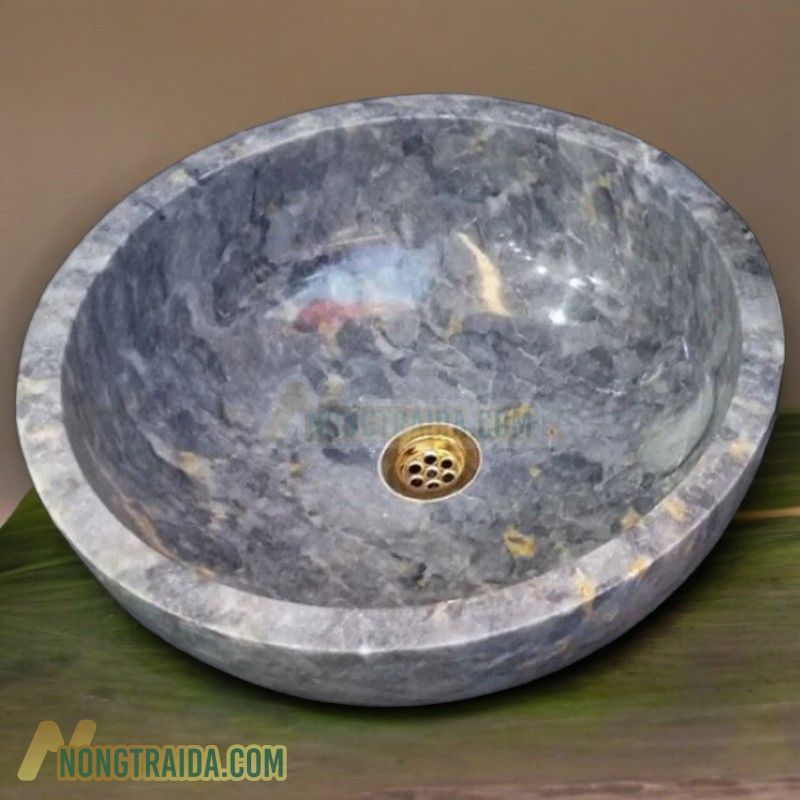 Lavabo đá marble xanh Mã Lai