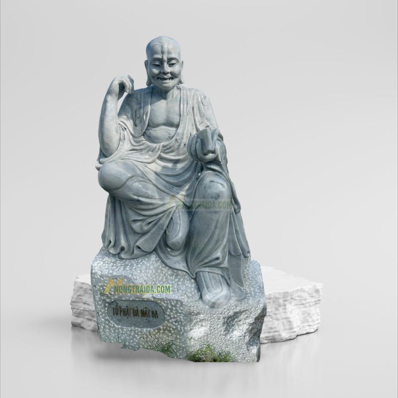 Tượng 18 Vị La Hán Chùa Tây Phương – Sư Tổ Phật Đà Mật Đa Bằng Đá Non Nước