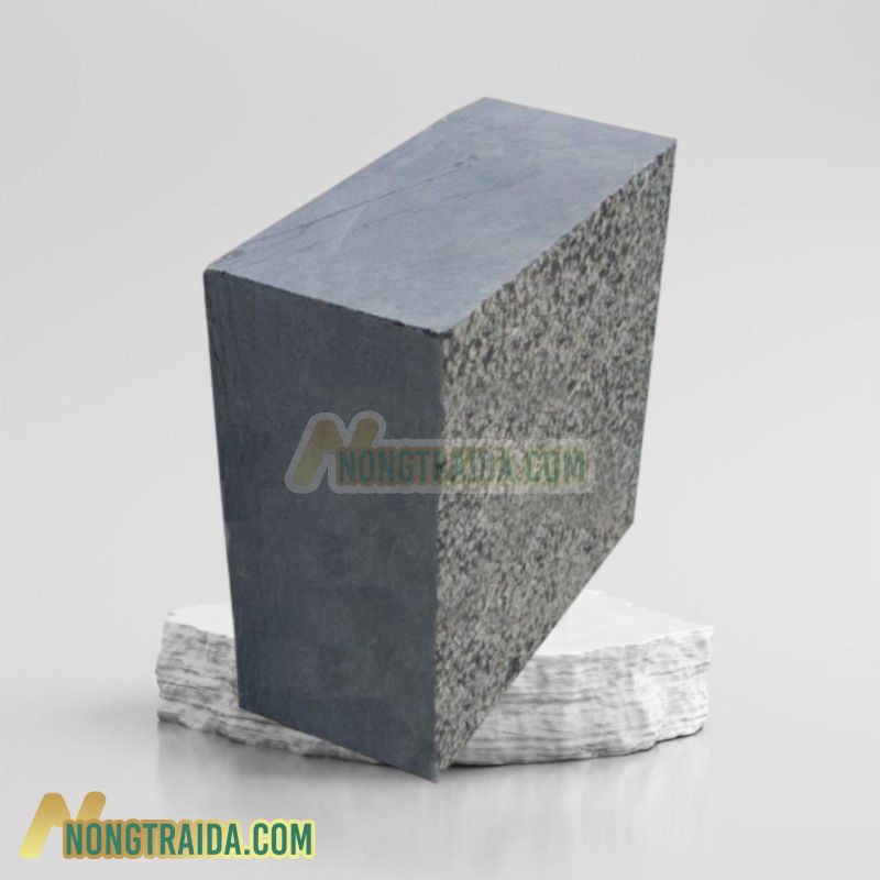 Đá cubic đen Thanh Hóa mặt băm 10x10x5cm