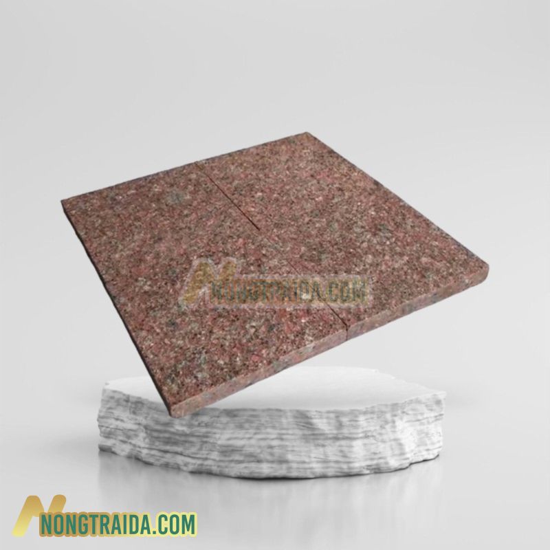 Đá granite đỏ Bình Định mặt băm 30x60x2cm