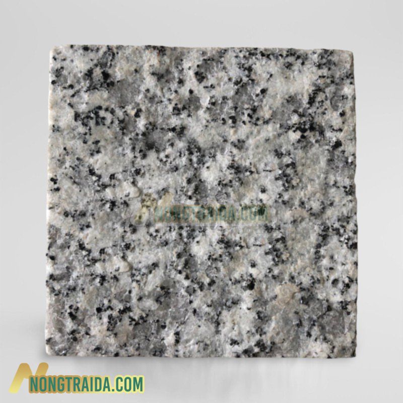 Đá granite trắng Suối Lau mặt băm 30x30x2cm