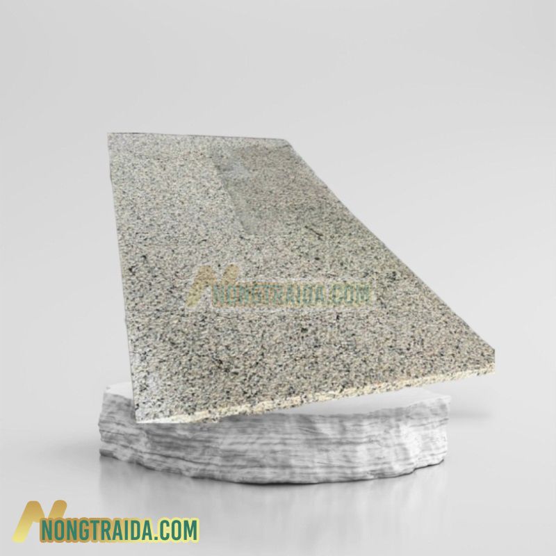 Đá granite vàng nhạt Bình Định băm mặt 60x120x2cm